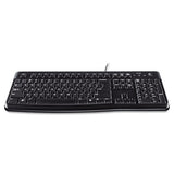 Logitech® K120 Ergonomic Desktop Wired Keyboard, Usb, Black freeshipping - TVN Wholesale 