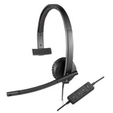Logitech® Usb H570e Over-the-head Wired Headset, Binaural, Black freeshipping - TVN Wholesale 