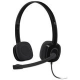 Logitech® H151 Binaural Over-the-head Stereo Headset, Black freeshipping - TVN Wholesale 