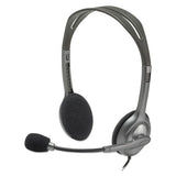 Logitech® H111 Binaural Over-the-head, Stereo Headset, Black-silver freeshipping - TVN Wholesale 