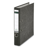 Leitz® European Premium A4 Lever-arch Two-ring Binder, 2" Capacity, 11.7 X 8.27, Black Marble freeshipping - TVN Wholesale 