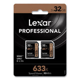 Lexar™ Sdhc Memory Card, Uhs-i U1 Class 10, 32 Gb, 2-pack freeshipping - TVN Wholesale 