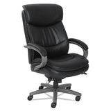 La-Z-Boy® Woodbury Big-tall Executive Chair, Supports Up To 400 Lb, 20.25" To 23.25" Seat Height, Black Seat-back, Weathered Gray Base freeshipping - TVN Wholesale 