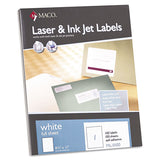MACO® Cover-all Opaque Laser-inkjet Shipping Labels, Full-sheet Format, Inkjet-laser Printers, 8.5 X 11, White, 100-box freeshipping - TVN Wholesale 