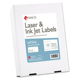 MACO® Cover-all Opaque Laser-inkjet Shipping Labels, Inkjet-laser Printers, 2 X 4, White, 10 Labels-sheet, 250 Sheets-box freeshipping - TVN Wholesale 