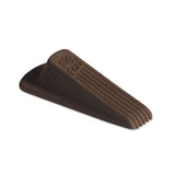 Master Caster® Big Foot Doorstop, No Slip Rubber Wedge, 2.25w X 4.75d X 1.25h, Brown freeshipping - TVN Wholesale 