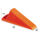 Master Caster® Giant Foot Doorstop, No-slip Rubber Wedge, 3.5w X 6.75d X 2h, Safety Orange freeshipping - TVN Wholesale 