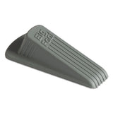 Master Caster® Big Foot Doorstop, No-slip Rubber, 2.25w X 4.75d X 1.25h, Gray, 12-pack freeshipping - TVN Wholesale 
