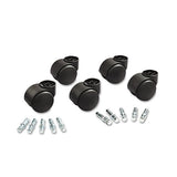 Master Caster® Deluxe Futura Casters, Nylon, B And K Stems, 120 Lbs-caster, 5-set freeshipping - TVN Wholesale 