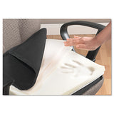 Master Caster® The Comfortmakers Deluxe Seat-back Cushion, Memory Foam, 17 X 2.75 X 17.5, Black freeshipping - TVN Wholesale 