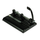 Master® 40-sheet High-capacity Lever Action Adjustable Two- To Seven-hole Punch, 9-32" Holes, Black freeshipping - TVN Wholesale 