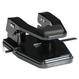 Master® 40-sheet Heavy-duty High-capacity Two-hole Punch, 9-32" Holes, Padded Handle, Black freeshipping - TVN Wholesale 