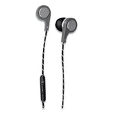 Maxell® Bass 13 Metallic Earbuds With Microphone, 4 Ft Cord, Silver freeshipping - TVN Wholesale 