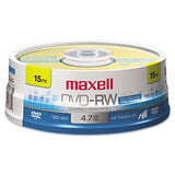 Dvd-rw Rewritable Disc, 4.7 Gb, 2x, Spindle, Gold, 15-pack