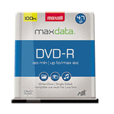 Maxell® Dvd-r Recordable Disc, 4.7 Gb, 16x, Jewel Case, Gold, 10-pack freeshipping - TVN Wholesale 