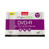 Maxell® Dvd+r High-speed Recordable Disc, 4.7 Gb, 16x, Spindle, Silver, 25-pack freeshipping - TVN Wholesale 