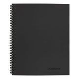 Cambridge® Wirebound Business Notebook, 1 Subject, Wide-legal Rule, Black Cover, 11 X 8.5, 80 Sheets freeshipping - TVN Wholesale 