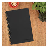 Cambridge® Wirebound Business Notebook, 1 Subject, Wide-legal Rule, Black Cover, 8 X 5, 80 Sheets freeshipping - TVN Wholesale 