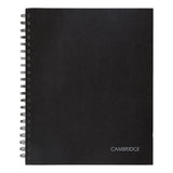 Cambridge® Limited Hardbound Notebook With Pocket, 1 Subject, Wide-legal Rule, Black Cover, 11 X 8.5, 96 Sheets freeshipping - TVN Wholesale 