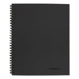 Wirebound Guided Meeting Notes Notebook, 1 Subject, Meeting-minutes-notes Format, Dark Gray Cover, 11 X 8.25, 80 Sheets