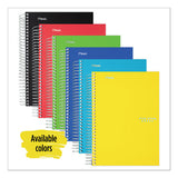 Wirebound Notebook, 2 Subject, Medium-college Rule, Randomly Assorted Covers, 9.5 X 6, 100 Sheets