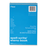 Mead® Spell-write Wirebound Steno Pad, Gregg Rule, Randomly Assorted Cover Colors, 80 White 6 X 9 Sheets freeshipping - TVN Wholesale 
