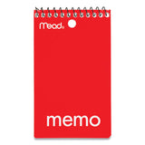 Mead® Wirebound Memo Pad With Wall-hanger Eyelet, Medium-college Rule, Randomly Assorted Cover Colors, 60 White 3 X 5 Sheets freeshipping - TVN Wholesale 
