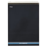 Stiff-back Wire Bound Pad, Wide-legal Rule, Numbered (1-28 Front, 29-56 Back), Black-blue Cover, 70 White 8.5 X 11.5 Sheets