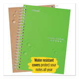 Five Star® Wirebound Notebook, 1 Subject, Medium-college Rule, Green Cover, 11 X 8.5, 100 Sheets freeshipping - TVN Wholesale 