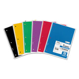 Mead® Spiral Notebook, 1 Subject, Wide-legal Rule, Assorted Covers, 10.5 X 8, 70 Sheets, 6-pack freeshipping - TVN Wholesale 