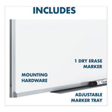 Mead® Dry-erase Board, Melamine Surface, 36 X 24, Silver Aluminum Frame freeshipping - TVN Wholesale 