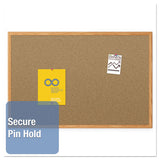 Mead® Cork Bulletin Board, 48 X 36, Oak Frame freeshipping - TVN Wholesale 