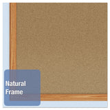 Mead® Cork Bulletin Board, 48 X 36, Oak Frame freeshipping - TVN Wholesale 
