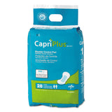 Medline Capri Plus Bladder Control Pads, Regular, 5.5" X 10.5", 28-pack, 12-carton freeshipping - TVN Wholesale 