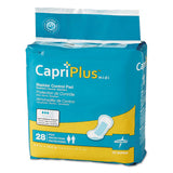 Medline Capri Plus Bladder Control Pads, Extra Plus, 6.5" X 13.5", 28-pack, 6-carton freeshipping - TVN Wholesale 