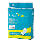 Medline Capri Plus Bladder Control Pads, Ultra Plus, 8" X 17", 28-pack, 6-carton freeshipping - TVN Wholesale 