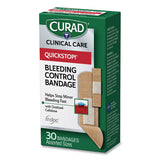 Curad® Quickstop Flex Fabric Bandages, Assorted, 30-box freeshipping - TVN Wholesale 