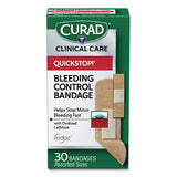 Curad® Quickstop Flex Fabric Bandages, Assorted, 30-box freeshipping - TVN Wholesale 