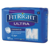 Medline Fitright Ultra Protective Underwear, Medium, 28" To 40" Waist, 20-pack freeshipping - TVN Wholesale 