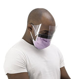 Medline Prohibit Face Mask W-eyeshield, Polypropylene-cellulose, Purple, 25-box freeshipping - TVN Wholesale 