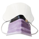 Medline Prohibit Face Mask W-eyeshield, Polypropylene-cellulose, Purple, 25-box freeshipping - TVN Wholesale 