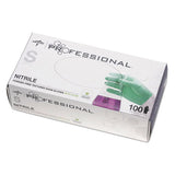 Medline Professional Nitrile Exam Gloves With Aloe, Small, Green, 100-box freeshipping - TVN Wholesale 