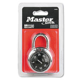 Combination Lock, Stainless Steel, 1 7-8