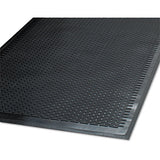 Guardian Clean Step Outdoor Rubber Scraper Mat, Polypropylene, 48 X 72, Black freeshipping - TVN Wholesale 