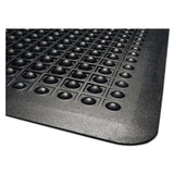 Guardian Flex Step Rubber Anti-fatigue Mat, Polypropylene, 24 X 36, Black freeshipping - TVN Wholesale 