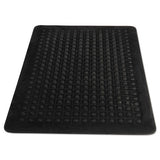 Guardian Flex Step Rubber Anti-fatigue Mat, Polypropylene, 24 X 36, Black freeshipping - TVN Wholesale 