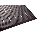 Guardian Free Flow Comfort Utility Floor Mat, 36 X 48, Black freeshipping - TVN Wholesale 