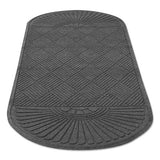 Guardian Ecoguard Diamond Floor Mat, Double Fan, 36 X 96, Charcoal freeshipping - TVN Wholesale 