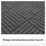 Guardian Ecoguard Diamond Floor Mat, Double Fan, 48 X 96, Charcoal freeshipping - TVN Wholesale 