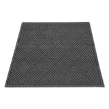 Guardian Ecoguard Diamond Floor Mat, Rectangular, 24 X 36, Charcoal freeshipping - TVN Wholesale 